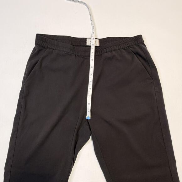 Marine Layer Jogger Pants Mens Medium Black Elastic Waist Tapered Casual Pull On - Picture 5 of 9